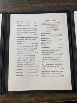 Menu photo 1 Rail House Grill Totz, KY