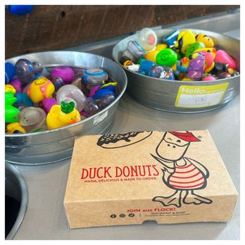 Duck Donuts - Cute Togo Box - Donuts Near Me - Irvine, California