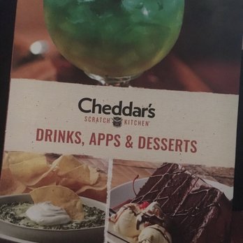 Cheddar's Scratch Kitchen - Guess which menu I wanted first - Comfort Food Near Me - Brandywine, Maryland