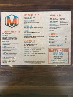 Menu photo 1 Modest Brewing Company Las Vegas, NV Menu photo 1 Modest Brewing Company Las Vegas, NV