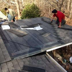 Carolina Roof Rescue - Installing ice and water shield on this low-slope roof before shingling