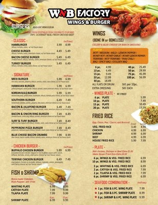 Menu photo 3 WNB Factory Douglasville, GA Menu photo 3 WNB Factory Douglasville, GA
