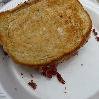 Ap Deli III - Reuben with Swiss cheese, pickle slices, mustard, and sauerkraut. - Delis Near Me - Harvey, Illinois Ap Deli III - Reuben with Swiss cheese, pickle slices, mustard, and sauerkraut. - Delis Near Me - Harvey, Illinois