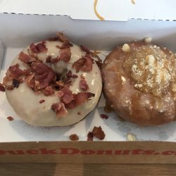 Maple and apple (seasonal) donuts