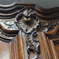 Tara Finley - Anubis Appraisal & Estate Services - Details of French Walnut Armoire Loire Valley