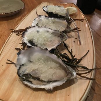 OPAH Seafood Grill - Gin and tonic oysters - New American Near Me - Aliso Viejo, California OPAH Seafood Grill - Gin and tonic oysters - New American Near Me - Aliso Viejo, California