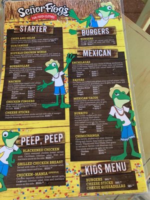 Menu photo 1 Señor Frog's Cozumel, ROO Menu photo 1 Señor Frog's Cozumel, ROO
