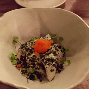 12/10 - Tuna, kyuri, yuzu kosho, ebiko, panko, nori. A great start to the meal. - Asian Fusion Near Me - Makati, NCR