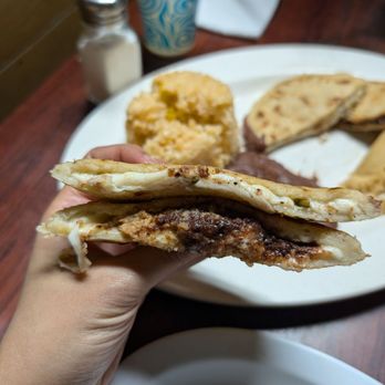Express Pupuseria - Inside the pupusas! - Salvadoran Near Me - San Francisco, California