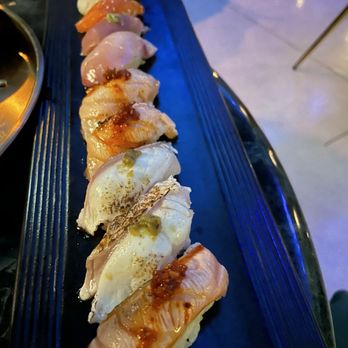 Jade Beverly Hills - 9 piece nigiri plate - Japanese Near Me - Beverly Hills, California Jade Beverly Hills - 9 piece nigiri plate - Japanese Near Me - Beverly Hills, California
