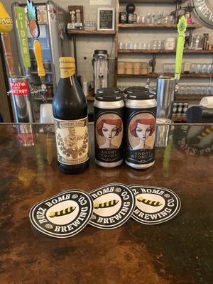 Photo of Buzz Bomb Brewing - Springfield, IL, US. Barfight Brown and Angry Red Head