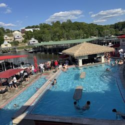 Redhead Lakeside Grill - View from one of the options for patio seating.