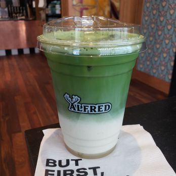 Alfred Coffee - Matcha oat latte - Coffee & Tea Near Me - Pasadena, California Alfred Coffee - Matcha oat latte - Coffee & Tea Near Me - Pasadena, California