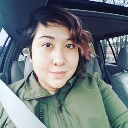 Hair'en Dipity - My new rose gold hair color and pixie cut from Samantha at Hair'en Dipity.