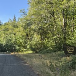 Olympic National Forest - One of the welcome signs