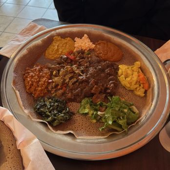 Cafe Selam - meat and vegetarian combos - Ethiopian Near Me - Seattle, Washington