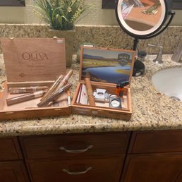 Nice cigars and supplies with the gift boxes very cool