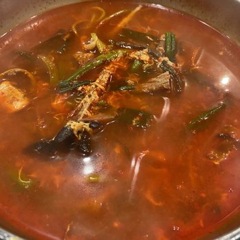 Honey Pig BBQ - Spicy Beef Soup - Korean Near Me - Houston, Texas