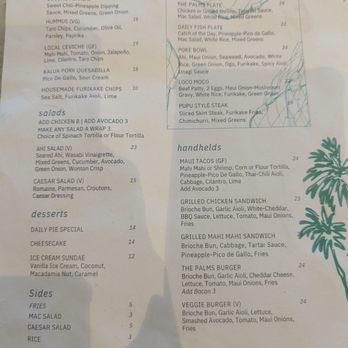 The Palms Bar & Bites - Breakfast & Brunch Near Me - Kahului, Hawaii The Palms Bar & Bites - Breakfast & Brunch Near Me - Kahului, Hawaii