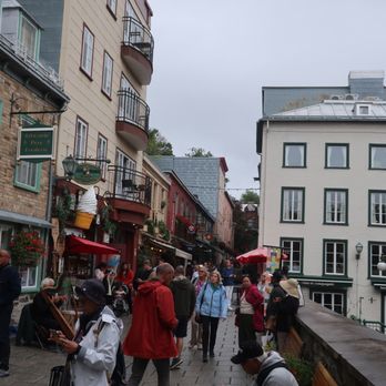 Quartier Petit Champlain - A view on Rue du Petit-Champlain. - Shopping Centers Near Me - Quebec City, Quebec