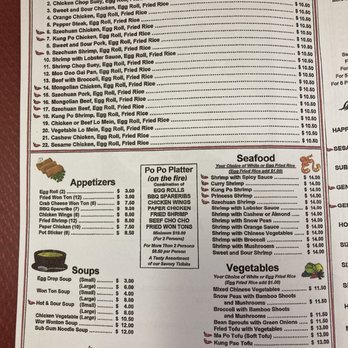 Eat First Chinese Restaurant - menu - Chinese Near Me - Albuquerque, New Mexico