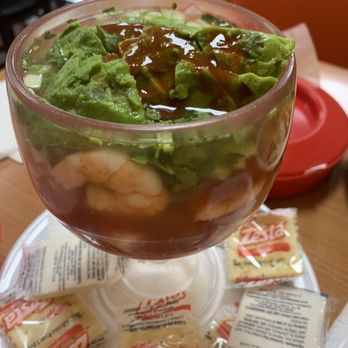 Shrimp!!! Huge portion and ver flavorful!