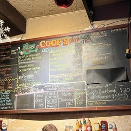 Menu board