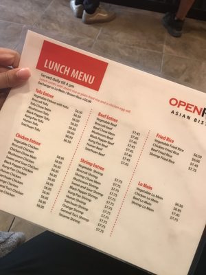 Menu photo 2 OpenRice Asian Bistro Lewisville, TX Menu photo 2 OpenRice Asian Bistro Lewisville, TX