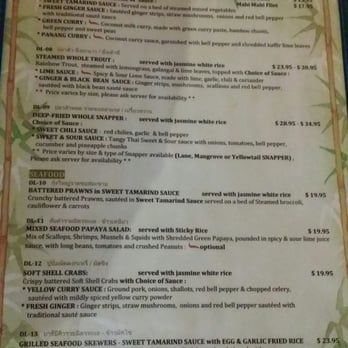NaraDeva Thai Restaurant - Menu - Thai Near Me - Orlando, Florida