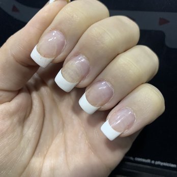V's Nails Spa - This is the quality of work you get - they look HORRIBLE - Nail Salons Near Me - Irvine, California