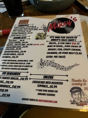Menu photo 2 Mikey’s Juke Joint Calgary, AB Menu photo 2 Mikey’s Juke Joint Calgary, AB