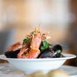 Hotel Ligure - Mussels and royal shrimps