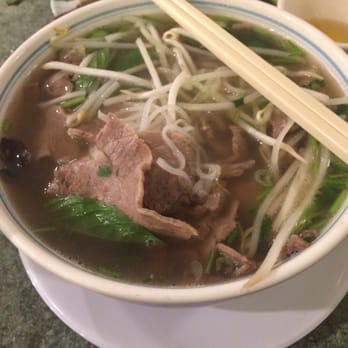 Pho 45 - Small pho with brisket, flank, and med-rare steak - Vietnamese Near Me - La Mirada, California