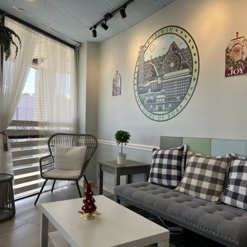 Aroma Corner - Love this seating area & their decor is so cute - Coffee & Tea Near Me - Jacksonville, Florida Aroma Corner - Love this seating area & their decor is so cute - Coffee & Tea Near Me - Jacksonville, Florida