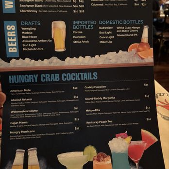 Hungry Crab - Menu - Seafood Near Me - Orlando, Florida