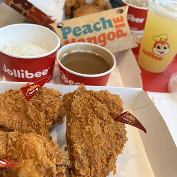 Jollibee - 3 Piece Chickenjoy with 2 Sides - Chicken Shop Near Me - Plano, Texas