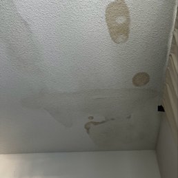 Mold in ceilings.