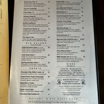 Whiskey 'N Rye Smokehouse - Food Menu - Barbeque Near Me - Solvang, California