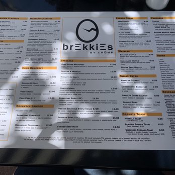 Brekkies - Menu - Breakfast & Brunch Near Me - Solvang, California