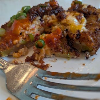 Elliott's - Fried green tomatoes.  No traditional.  Tasty. - Southern Near Me - Peachtree City, Georgia