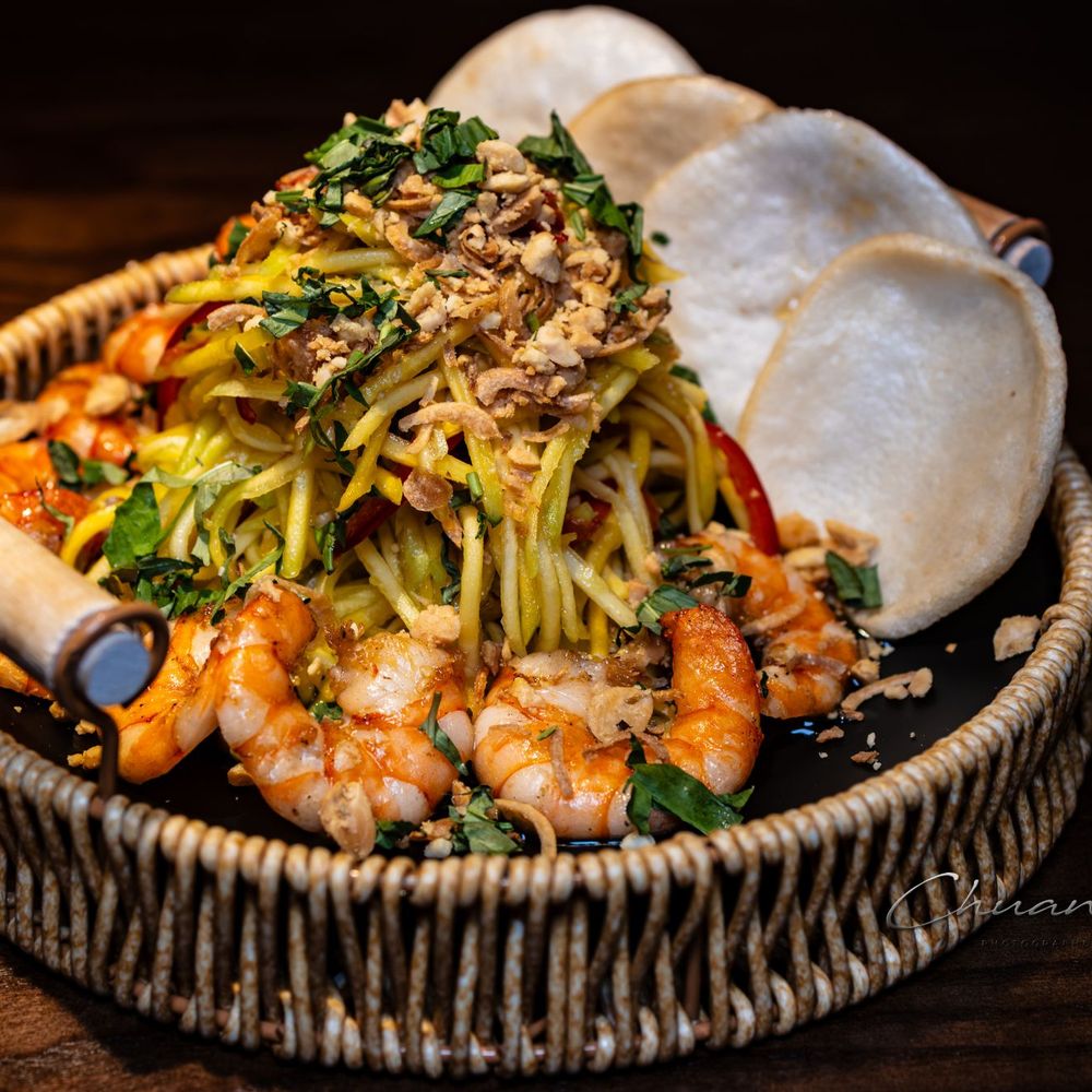 Tre - Viet Heritage Kitchen & Bar - Grilled Shrimp Mango Salad ($18) - Vietnamese Near Me - Toronto, Ontario Tre - Viet Heritage Kitchen & Bar - Grilled Shrimp Mango Salad ($18) - Vietnamese Near Me - Toronto, Ontario