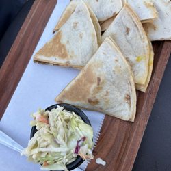 The Depot By Four Brothers - The smash burger quesadilla- deliciousness in a tortillas.