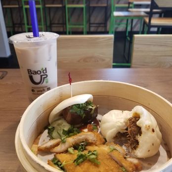 Bao'd Up - Sunset Valley - combo set and milk tea boba - Asian Fusion Near Me - Sunset Valley, Texas Bao'd Up - Sunset Valley - combo set and milk tea boba - Asian Fusion Near Me - Sunset Valley, Texas