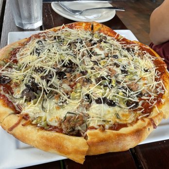 BluWater Bistro - The Hunter-Gatherer Pizza - American Near Me - Seattle, Washington BluWater Bistro - The Hunter-Gatherer Pizza - American Near Me - Seattle, Washington