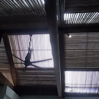 Great White - Their high ceiling, with a ceiling fan. - Breakfast & Brunch Near Me - Los Angeles, California