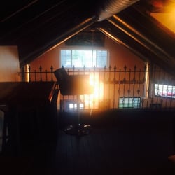 Montrey's Cigar Lounge - Part of the loft area with more seating and restroom