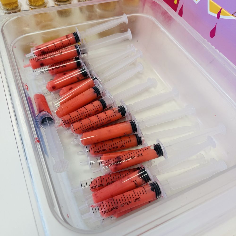 Bad Bakers - Some donuts do not come with a filling so there is an assortment of prefilled syringe flavors - Bakeries Near Me - Woodland, California Bad Bakers - Some donuts do not come with a filling so there is an assortment of prefilled syringe flavors - Bakeries Near Me - Woodland, California