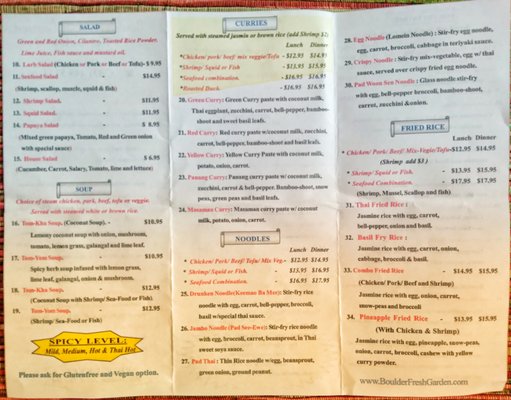 Boulder Fresh Garden Thai Cuisine by null
