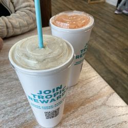Smoothies flavors . are chia banana boost /and sunrise sunset very good Service was great