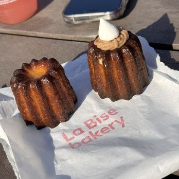 La Bise Bakery - Original (left) and Mont Blanc (right) - Bakeries Near Me - Vancouver, British Columbia